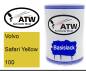 Preview: Volvo, Safari Yellow, 100: 500ml Lackdose, von ATW Autoteile West.